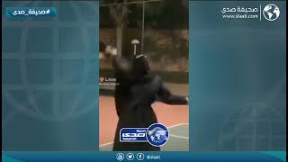 راحت عينها بسبب التنس