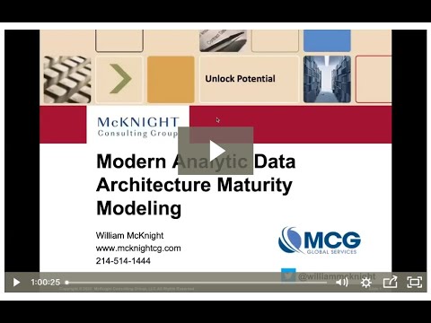 ADV Webinar: Modern Analytic Data Architecture Maturity Modeling