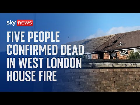 Emergency services news conference after five people killed in west London house fire