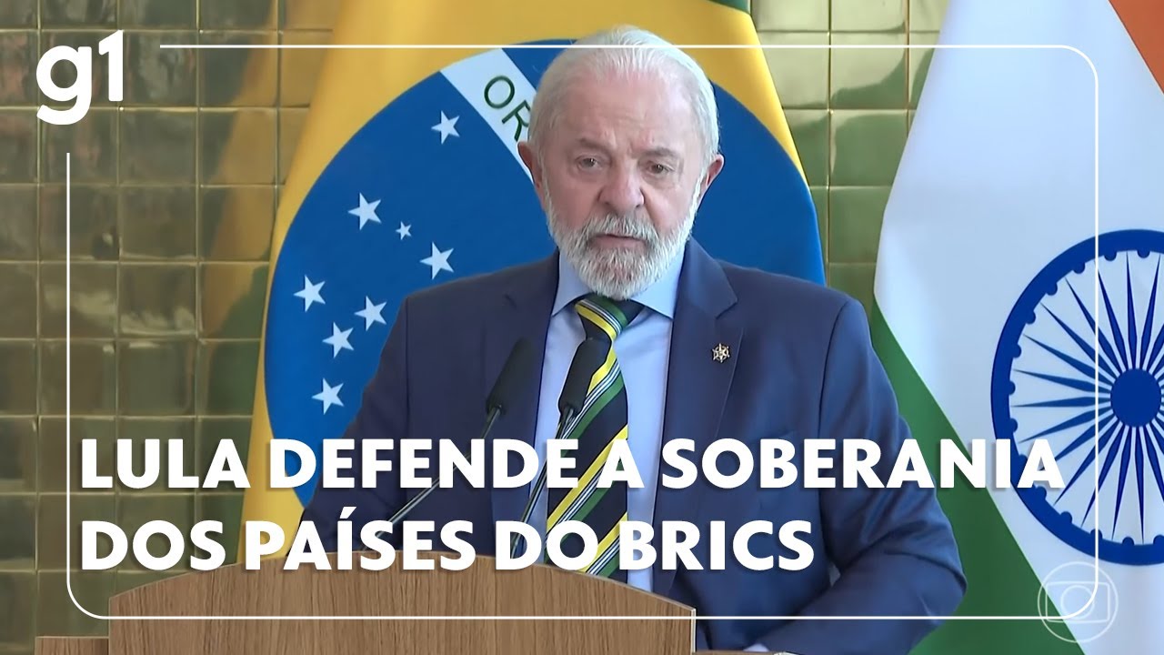Lula defende a soberania dos países do Brics contra taxações de Trump