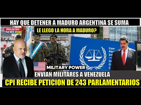 SE PRENDIO! Envian MILITARES para CAPTURAR a Maduro la CPI cuenta con Argentina