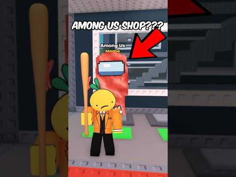 Sammy Added The Among Us Shop #roblox #robloxshorts #robloxgames #stealabrainrot