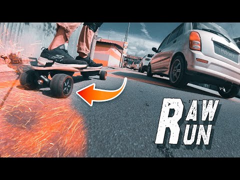 Meepo V4S - Real World Traffic Run + Top Speed Test | 9 Budget Electric Skateboard