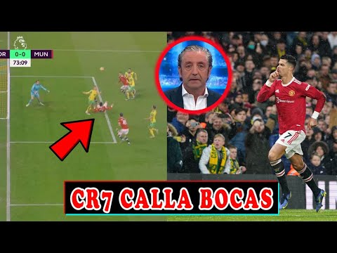 ASI REACCIONA PENSA MUNDIAL a GOL de CRISTIANO RONALDO - NORWICH CITY vs MANCHESTER UNITED (0-1)