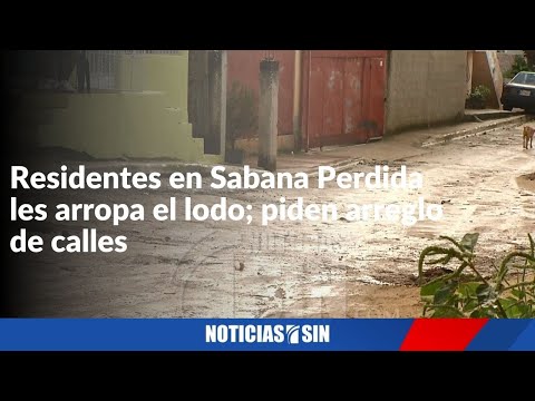 Residentes Sabana Perdida piden arreglo de calles