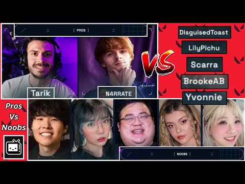 2 Pros Vs 5 Noobs ft. DisguisedToast, LilyPichu, Scarra AND MORE (Tarik's POV - FULL VOD)