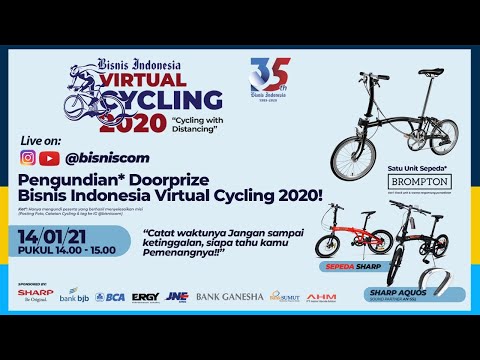 Drawing Doorprize Bisnis Indonesia Virtual Cycling #CyclingwithDistancing