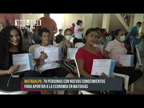 INATEC continúa dotando de capacidades a los egresados de sus cursos en Matiguás - Nicaragua
