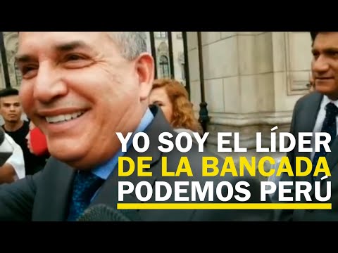Daniel Urresti: “Podemos Perú ha pasado la valla por mí