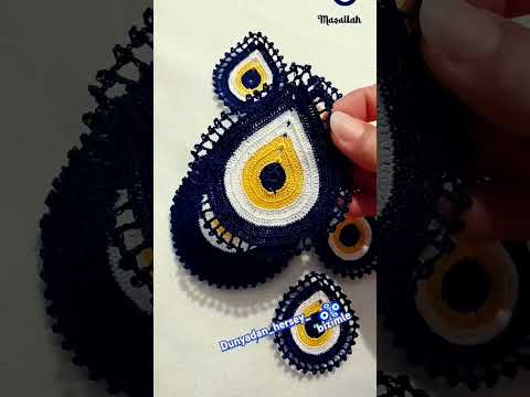 nazarboncugu #dantelörnekleri #havlukenarimodelleri #nazarboncugu#dantel#çeyizlikdantel