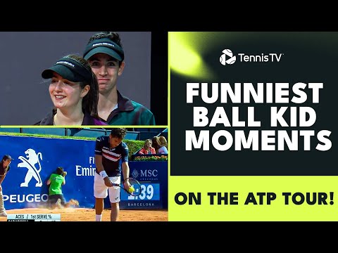 Funniest Ball Kid Moments On The ATP Tour! 😂