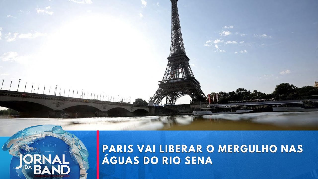 Paris vai liberar o mergulho nas águas do rio Sena | Jornal da Band