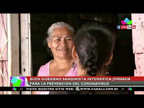Gobierno de Nicaragua intensifica jornada para la prevención del coronavirus