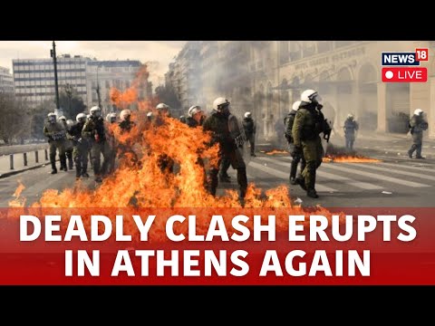 Massive Clash In Greece Over 2023 Train Crash | Police Block Thousands Of Protesters In Athens |N18G