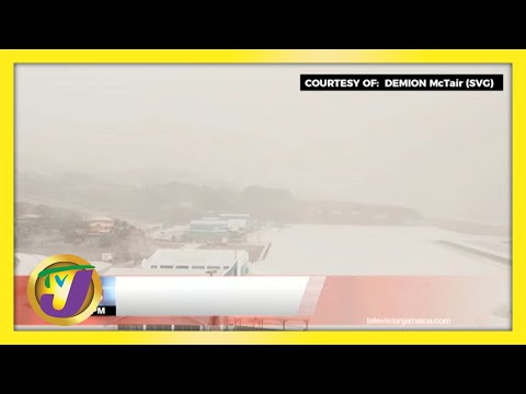 La Soufriere Volcano: Damage to Houses & Thousands Evacuated | TVJ News - April 11 2021