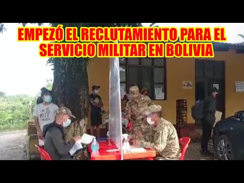 RECLUTAMIENTO DE LOS JÓVENES PARA EL SERVICIO MILITAR EN BOLIVIA..