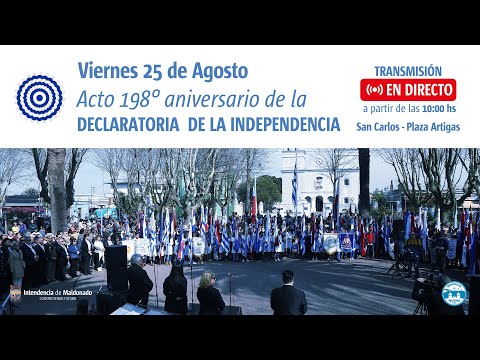 Acto oficial del 198° aniversario de la Declaratoria de la Independencia