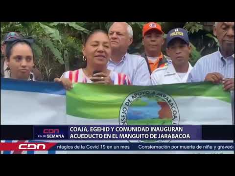 COAJA, EGEHID y comunidad inauguran acueducto en el Manguito de Jarabacoa