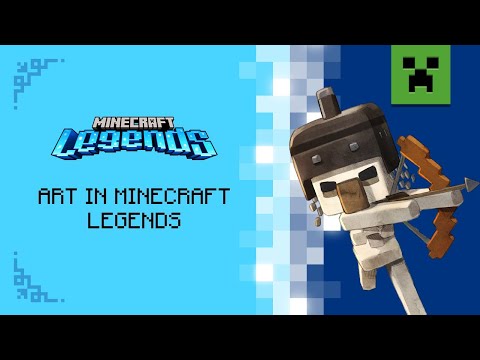Behind the Look of Minecraft Legends