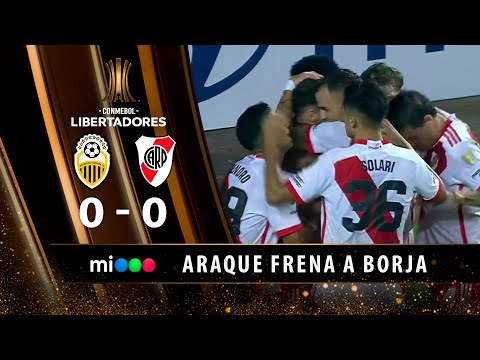 Araque frena otra vez a Borja - Dep.Táchira vs River - CONMEBOL Libertadores 2024