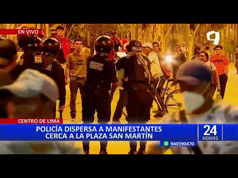 Protestas en Lima: Reportan violentos enfrentamientos en la avenida Nicolás de Piérola (2/2)