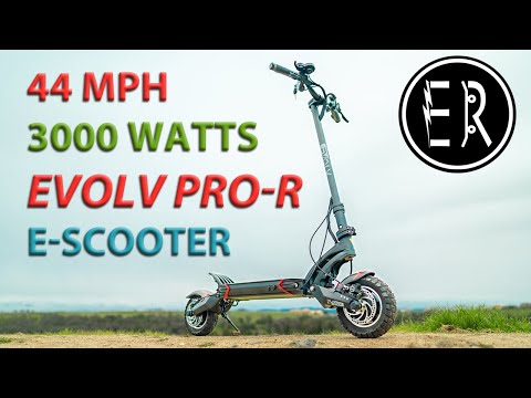 Urban Machina Evolv Pro-R review: 44 MPH ELECTRIC SCOOTER MADNESS!!!