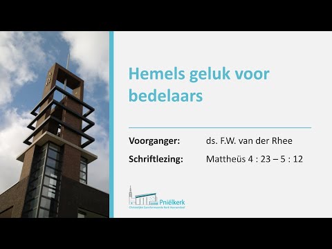 Morgendienst van 2-11-2025 vanuit de Pniëlkerk te Veenendaal
