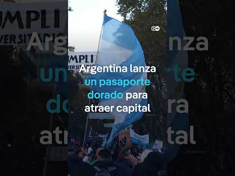 Milei impulsa ciudadanía por inversión para atraer capital extranjero #shorts