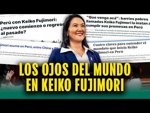 'La herencia de Fujimori': Prensa internacional informa sobre toma de mando de presidenta