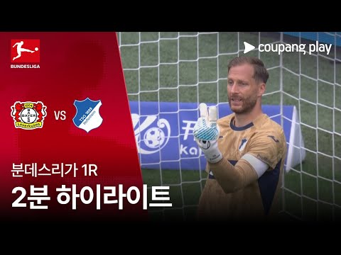 [분데스리가] 1R 레버쿠젠 vs 호펜하임 2분 하이라이트