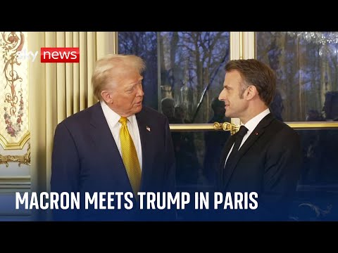 Macron welcomes Trump to Paris ahead of Notre-Dame reopening