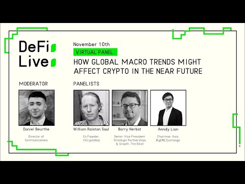 DeFi Live Virtual Stream: How Global Macro Trends Might Affect Crypto in the Near Future
