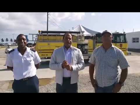 Salvador Holguín: Misión cumplida, ahí está el camión bombero de El Pino Dajabón para servirles