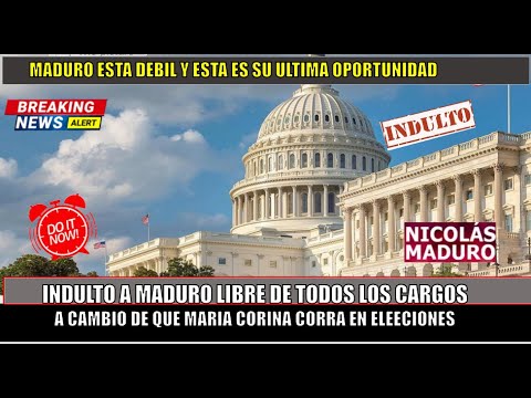 SE FORMO! Maria Corina es habilitada por Maduro a cambio de indulto de EEUU