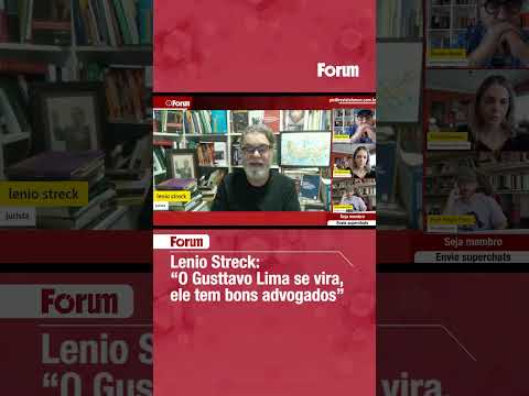 Lênio Streck “O Gusttavo Lima se vira, ele tem bons advogados”