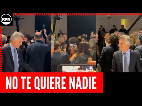 ¡NO TE QUIERE NADIE! Mira lo que le pasó a Macri en la cena de la Fundación Libertad