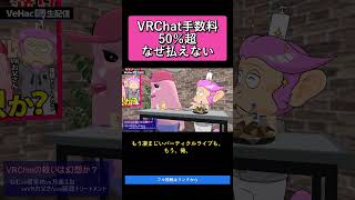 VRChat手数料50％超なぜ払えない   VRChatの救いは幻想か？ねむvs榎宮祐vs万楽えねvsVRお父さんvs猿頭トリートメント【V