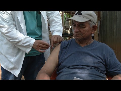 Habitantes de Ciudadela San Mantín de Tipitapa son vacunados contra la Covid-19