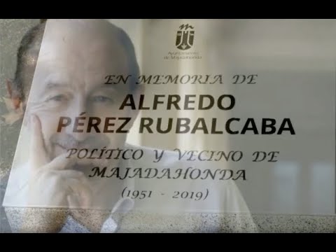 Emotivo homenaje a Rubalcaba en Majadahonda: habla su viuda