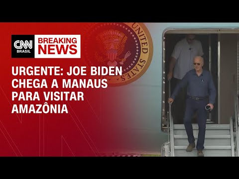 Urgente: Joe Biden chega a Manaus para visitar Amazônia | BREAKING NEWS