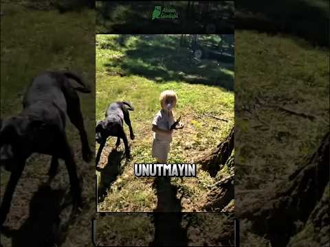 Köpek Odunu Vermeyince Çocuk Yerden Aldığı Şeye İnanamadı! Baba Anında Müdahale Etti #köpek #yılan