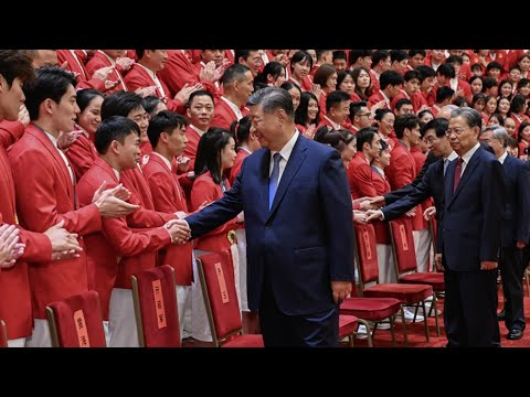 President Xi Jinping hails Olympians for winning glory for the country