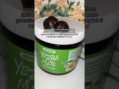 Yerba Mate Gummies: Energizing, Low-Cal, & Affordable #caffeine #energydrink