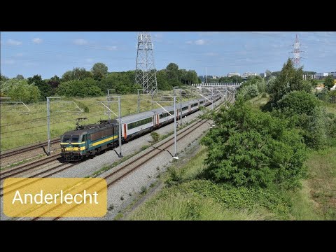 4K | Treinen in Anderlecht - Compilatie - 27 Mei 2022