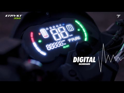 PURE EV eTryst 350 | Smart interface & Digital Display