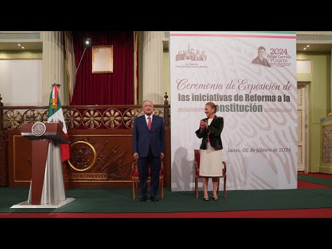 #AMLO BUSCA QUE LA CONSTITUCIÓN RECUPERE LA ESENCIA QUE PERDIÓ EN 30 AÑOS DE GOBIERNO NEOLIBERAL