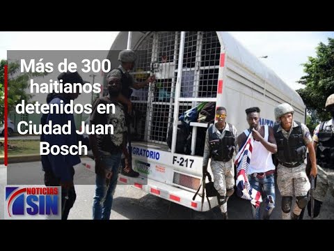 Migración detiene haitianos en Ciudad Juan Bosch
