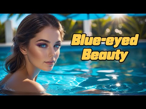 [AI Journey] Blue-eyed Beauty   #AIJourney #BlueEyed #Beauty