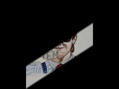 Patrick Bateman maskcut viral edit drawing 2025