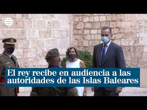 El rey recibe en audiencia a las autoridades de las Islas Baleares